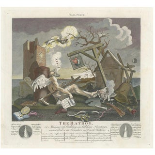 Hogarth, Final Satire: The Bathos, 1800, Print For Sale
