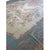1920s Ivory Floral Medalion Antique European Flatweave Wool Chain Stitch Rug For Sale - Image 9 of 11