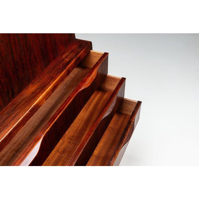 Secretaire in Santos Rosewood by Erling Torvits for Klim Mobelfabrik, Denmark, 1960 For Sale - Image 17 of 18