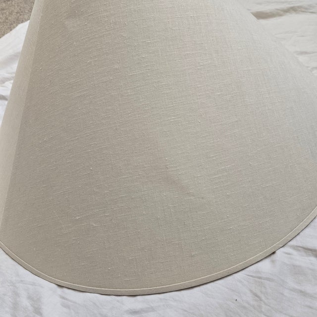 Restoration Hardware Large Brutalist Ribbon Buffet Statement Lamp 47"h X 9.5"w For Sale - Image 15 of 15