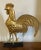 Gold Antique 19th Century American Folk Art Gilt Swell Body Copper and Zinc Rooster Weathervane For Sale - Image 8 of 12
