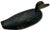 Wood Very Large Size Antique American Carved Wood Hand Painted Duck Hunters Decoy From Downeast Coastal Maine - 21 1/2 Inches Long For Sale - Image 7 of 18