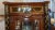 Late 20th Century Italian Regency Curio Cabinet For Sale - Image 4 of 9