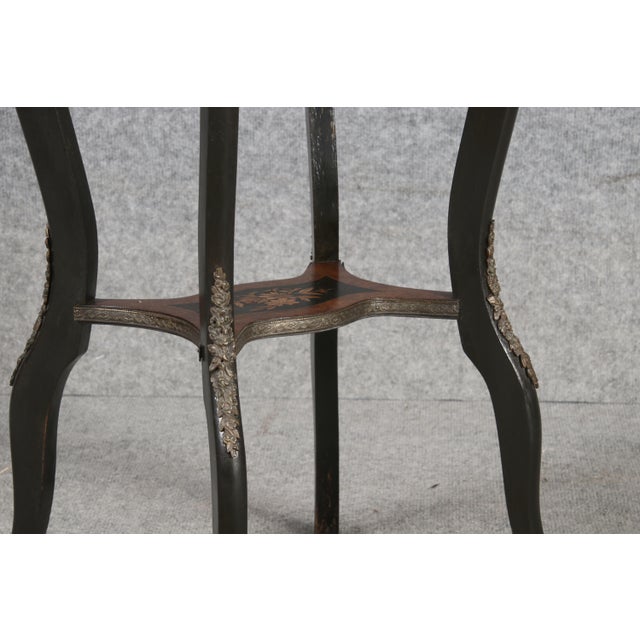 Antique Napoleon III Plant Flower Column Side Table, 1850 For Sale - Image 12 of 18