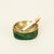 Mid-Century Modern Mid-Century Italian Brass and Green Suede Ashtray, 1950s For Sale - Image 3 of 12