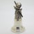 Vintage Italian Handmade Silver Angel with Instrument Bell by Brandimarte, Florence, 1980s For Sale - Image 6 of 13