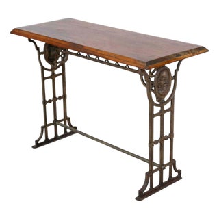 Mid 20th Century W. G. Grace Cast Iron Pub Table For Sale