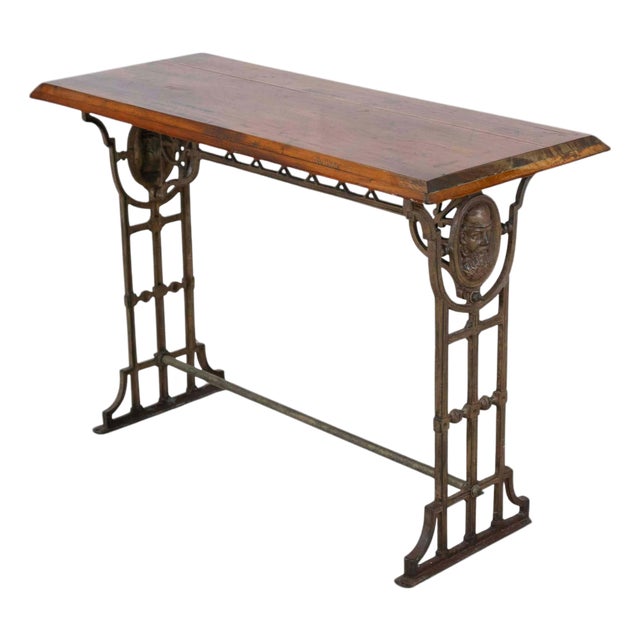 Mid 20th Century W. G. Grace Cast Iron Pub Table For Sale