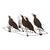 Vintage C. Jeré Signed Metal Quail Covey Wall Sculpture 1980 For Sale - Image 4 of 11