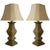 Early 20th Century 1920s French Shabby Chic Baluster Wooden Table Lamps - a Pair For Sale - Image 5 of 5