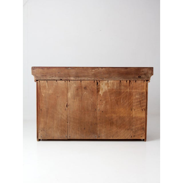 Antique Primitive Wood Dry Sink Cabinet For Sale - Image 17 of 17