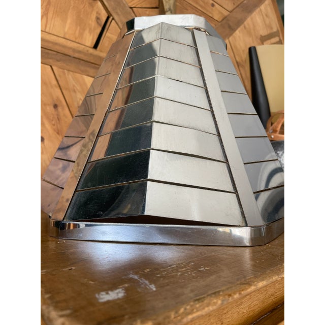 MCM Fabulous Chrome Lamp and Chrome Shade For Sale - Image 11 of 13