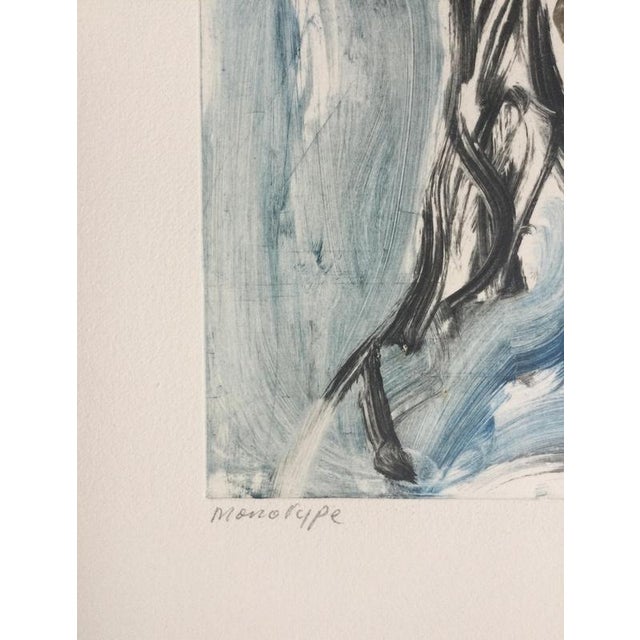 Romain Suzzoni, Nude, 1980, Monotype For Sale - Image 3 of 4