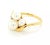 Contemporary Mikimoto Akoya Pearls Diamond 18k Yellow Gold Ring For Sale - Image 3 of 7