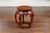 Chinese Chinese Ming Dynasty Style 1920s Red and Black Lacquered Drum Stool or Table For Sale - Image 3 of 12