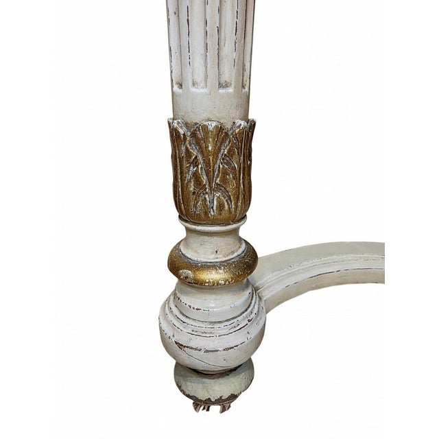 Louis XVI Console Table in Polychrome For Sale - Image 10 of 12