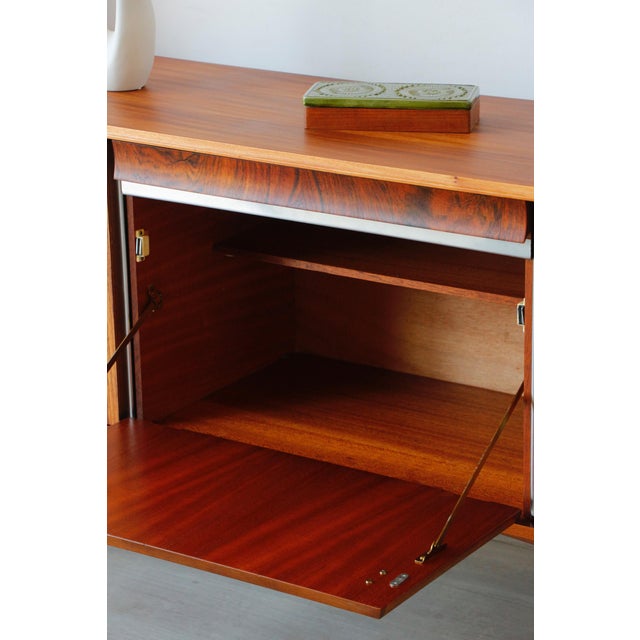 Scandinavian Zebrano Sideboard, 1960s For Sale - Image 11 of 18