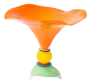 Stephan Cox 2005 Postmodern Art Glass Vase