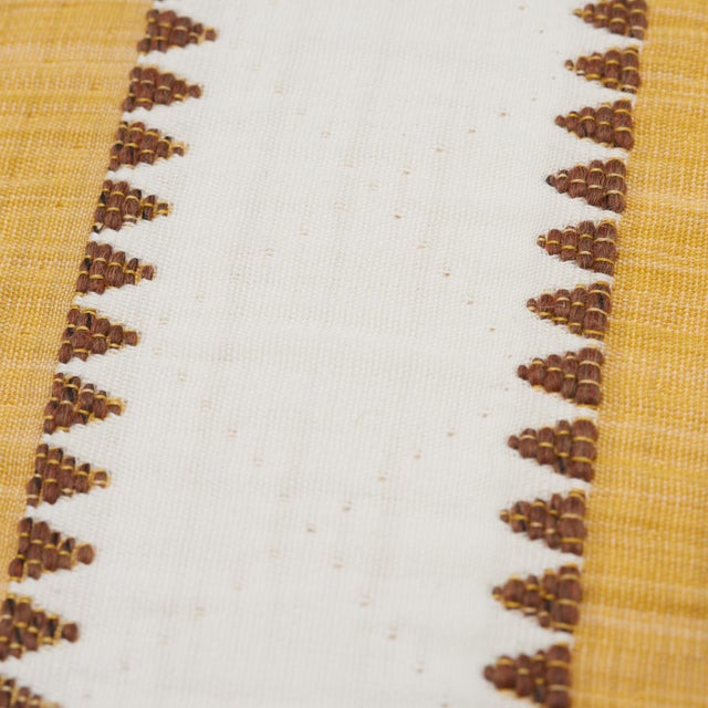 Schumacher Contemporary Schumacher Isolade Stripe Pillow in Yellow For Sale - Image 4 of 8