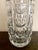 Modernist heavy crystal vase , made in Slovakia using the pattern "Thousand Windows", originally designed by Orrefors in...