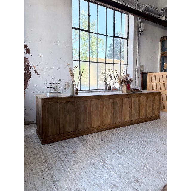 Pine Trade Counter, 1950s For Sale - Image 3 of 18