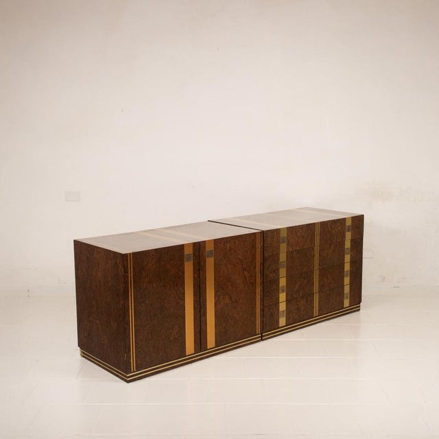 Cabinet and Chest of Drawers by Angelo Gaggioli for Gaggioli Roma, 1970s, Set of 2 For Sale - Image 6 of 18