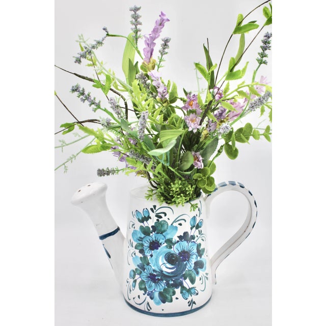 Farmhouse Vintage Italian Pottery Watering Can / Vase For Sale - Image 3 of 13
