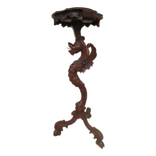 Neo-Gothic Pedestal Table Dragon Foot, 1890s For Sale