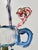 Paper Contemporary Still Life Vase With Flowers | Abstract Figurative | Diane Grant For Sale - Image 7 of 9