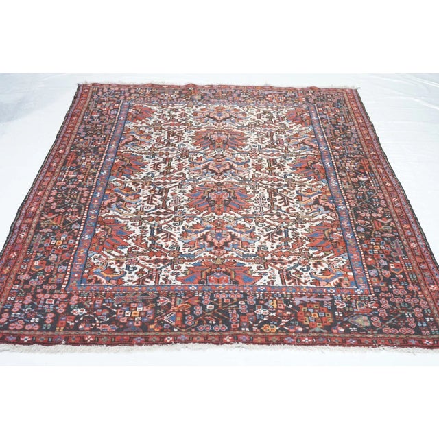 1960s 1960s Vintage Karajeh Rug 4'10'' x 6'2'' For Sale - Image 5 of 12