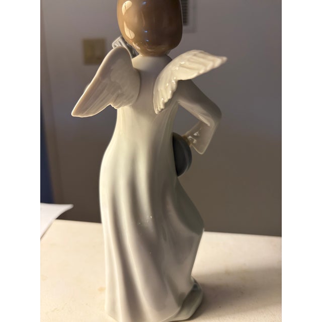 Nao by Liadro Porcelain Figurine Angel Playing Banjo