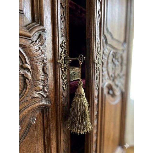 A beautifully crafted pair of French‑style handmade passementerie tassels, each measuring 9.5 inches long, finished in...