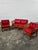 Wood Vintage Danish Chairs and Sofa from CFC Silkeborg, 1980, Set of 3 For Sale - Image 7 of 8