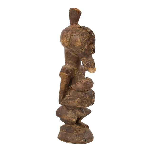 Early 20th Century Songye Nkishi Power Figure Miniature 13 Inch For Sale