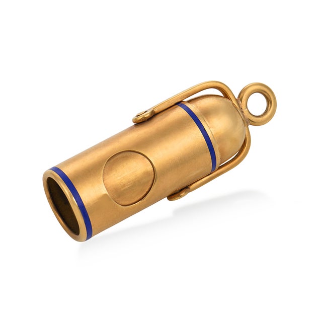 Cartier Vintage 14k Yellow Gold Cigarette Cutter Pendant For Sale In Los Angeles - Image 6 of 8