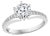 GIA Certified 1.01 Carat VS2, E Round Solitaire Diamond Engagement Platinum Ring For Sale