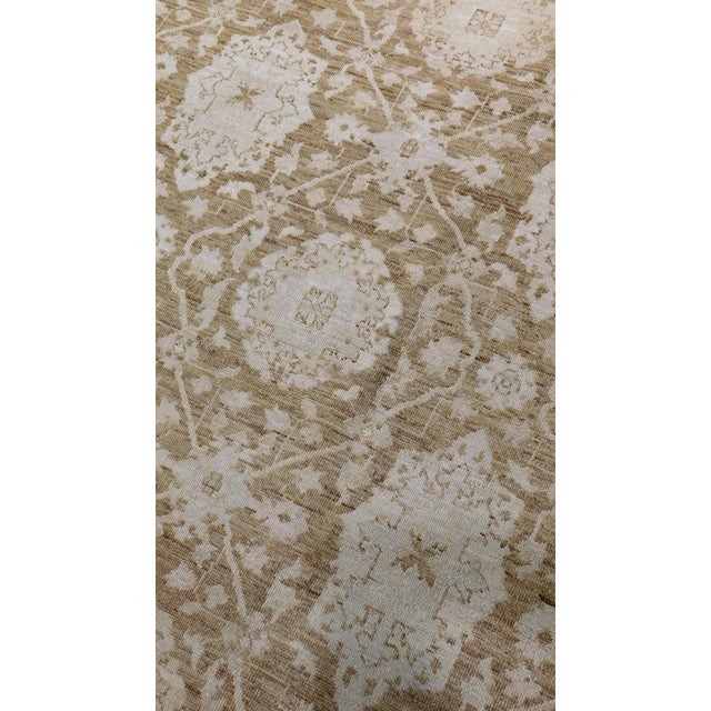 Boho Chic Handmade Room Size Zero Cut Pile Rug. 8'1"x 10' For Sale - Image 3 of 18