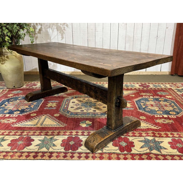 Antique English Monastery Table in Oak, 1800s For Sale - Image 15 of 18