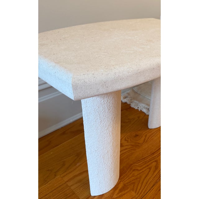 Sculpture Materials Maxime Boutillier Plaster Side Tables For Sale - Image 7 of 11