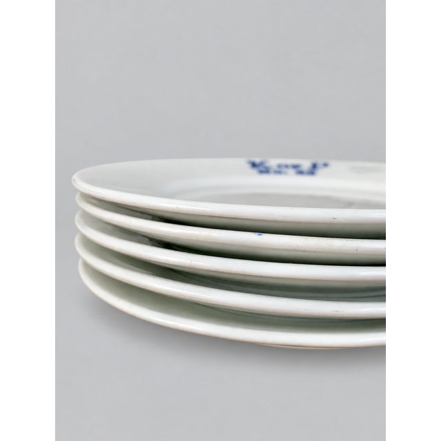 Early 20th Century Antique C. 1910–1930 Knights of Pythias Lodge No. 22 Genwood China Bread Plates, Set of 5 For Sale - Image 5 of 5