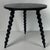 Mid-Century French Ebonized Turned Wood Side Table with Cork Screw Legs, 1950s For Sale - Image 4 of 15