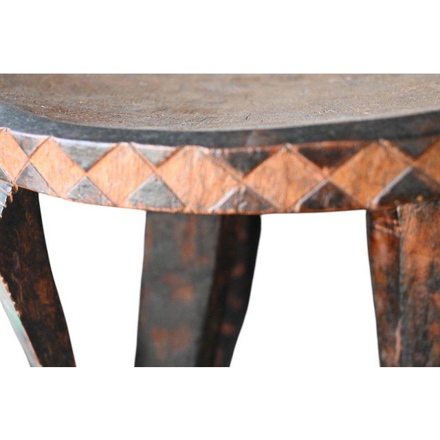 African Prestige Stool For Sale - Image 4 of 9
