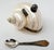 Late 20th Century Caviar Dish by Scully & Scully Sterling Silver 925 Hallmarked & Spoon Seashell Shell For Sale - Image 5 of 17