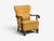 Scandinavian Modern, Lounge or Arm Chair, Carved Wood, Fabric, Denmark, 1960s A heavily carved Scandinavian lounge chair...