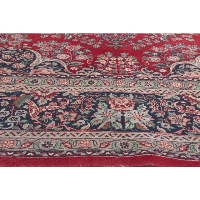Late 20th Century Late 20th Century Vintage Pakistani Kerman Rug, 09'00 X 12'02 For Sale - Image 5 of 10