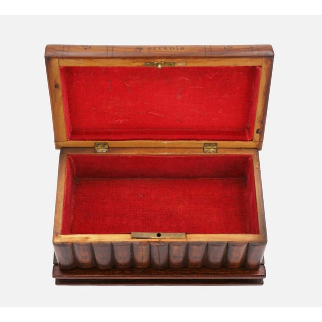 Italian Box in Walnut, 1890s For Sale - Image 4 of 6