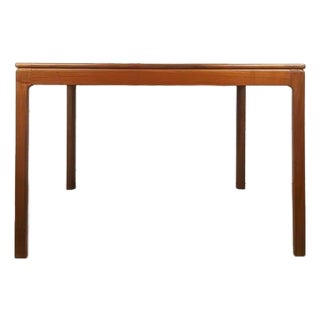 1960s Restored Original Danish Modern Mid Centiury Square Coffee Table Dux For Sale