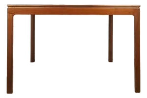 1960s Restored Original Danish Modern Mid Centiury Square Coffee Table Dux