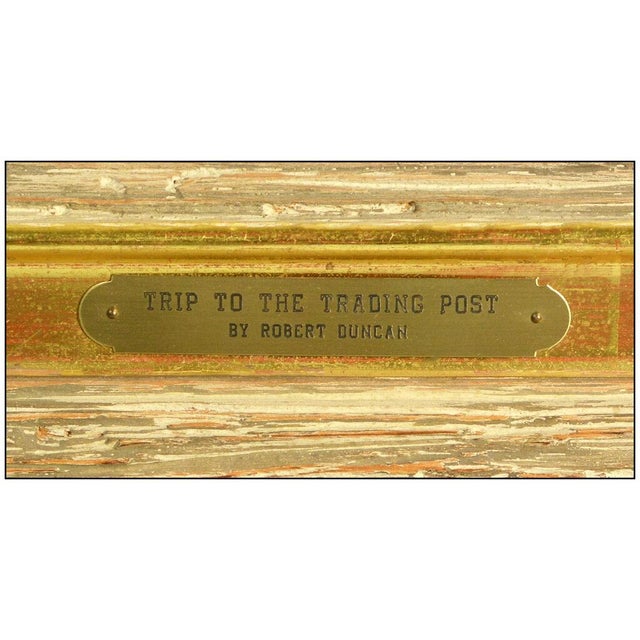 1980s 1980s Trip To The Trading Post, Robert Duncan For Sale - Image 5 of 7