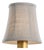 Visual Comfort Signature 4" Natural Linen Soft Empire Shade For Sale